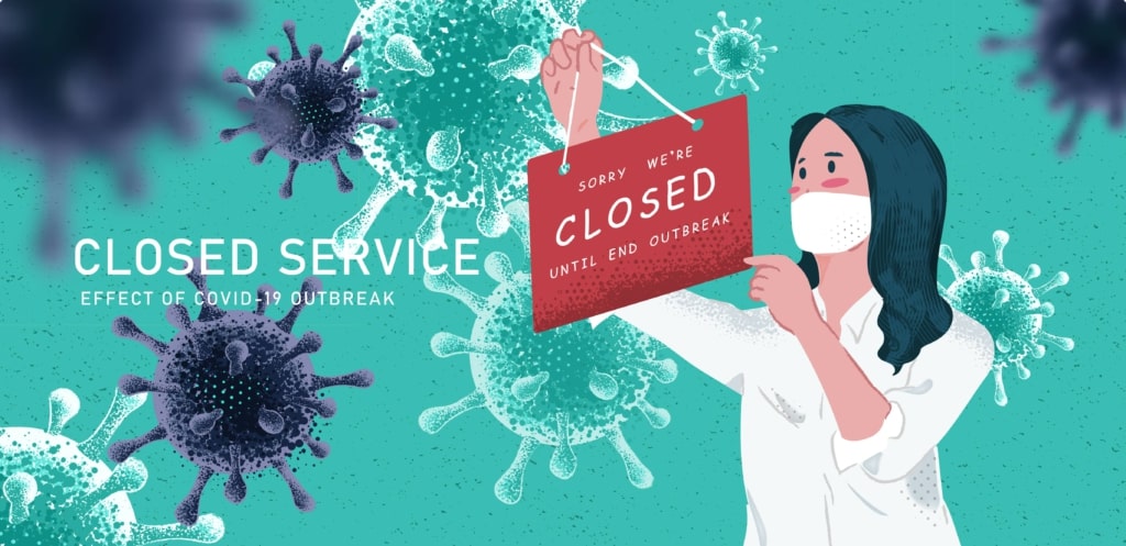 Closed Service during pandemic